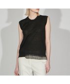 【ジョゼフ/JOSEPH】のバイカラーリネン スリーブレスニット Black|ID: prp329100004579518 ipo3291000000032645308
