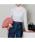 【23区/NIJYUSANKU】の【杏さん着用/洗える】ハイゲージジャージー シアー カットソー 人気、トレンドファッション・服の通販 founy(ファニー) ファッション Fashion レディースファッション Ladies' Fashion Online トップス・カットソー Tops/Tshirt シャツ/ブラウス Shirts/Blouses ロング / Tシャツ T-Shirts カットソー Cut and Sewn 2024年 2024 2024-2025秋冬・A/W Aw/Autumn/Winter/Fw/Fall/2024-2025 冬 Winter とろみ Thickness インド India インナー Inner カットソー Cut And Sew キャミワンピース Cami Dress シアー Sheer タートル Turtle ベーシック Basic 洗える Washable A/W・秋冬 Aw・Autumn/Winter・Fw・Fall-Winter thumbnail ホワイト系|ID: prp329100004579519 ipo3291000000032653456