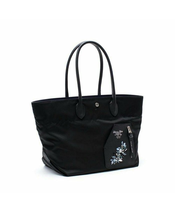 【アクセソワドゥマドモワゼルジャップ/A.D.M.J】の【撥水】デービス/スワロフスキー・クリスタル ライダースファスナートート インテリア・キッズ・メンズ・レディースファッション・服の通販 founy(ファニー) https://founy.com/ ファッション Fashion レディースファッション Fashion for Women アウター Coat / Outerwear Collection ライダースジャケット / レザースタイル Riders Jackets & Biker Style バッグ Bags イタリア Italy 軽量 Lightweight, Ultra Light スワロフスキー Swarovski, Crystal Accent ポケット Pocket, Pocket Detail |ID: prp329100004579523 ipo3291000000034309982