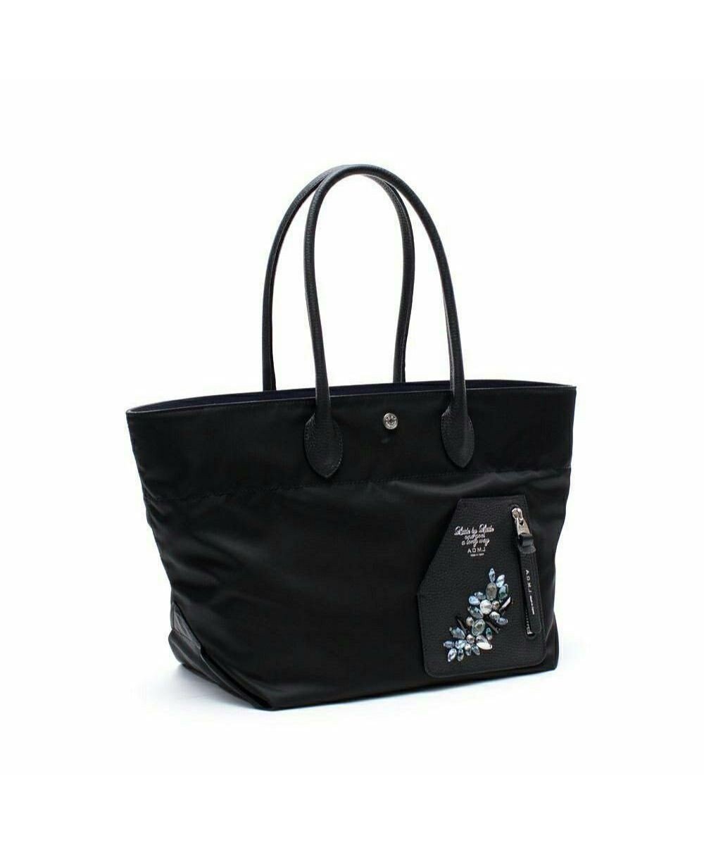 【アクセソワドゥマドモワゼルジャップ/A.D.M.J】の【撥水】デービス/スワロフスキー・クリスタル ライダースファスナートート インテリア・キッズ・メンズ・レディースファッション・服の通販 founy(ファニー) ファッション Fashion レディースファッション Fashion for Women アウター Coat / Outerwear Collection ライダースジャケット / レザースタイル Riders Jackets & Biker Style バッグ Bags イタリア Italy 軽量 Lightweight, Ultra Light スワロフスキー Swarovski, Crystal Accent ポケット Pocket, Pocket Detail ブラック|ID: prp329100004579523 ipo3291000000034309983