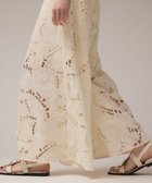 【グレース コンチネンタル/GRACE CONTINENTAL】のカットワークバギーパンツ 人気、トレンドファッション・服の通販 founy(ファニー) ファッション Fashion レディースファッション Ladies' Fashion Online パンツ Pants サロペット Overalls モチーフ Motif リゾート Resort リーフ Leaf ワーク Work 夏 Summer 春 Spring S/S・春夏 Ss・Spring/Summer thumbnail キナリ|ID: prp329100004579529 ipo3291000000032442665