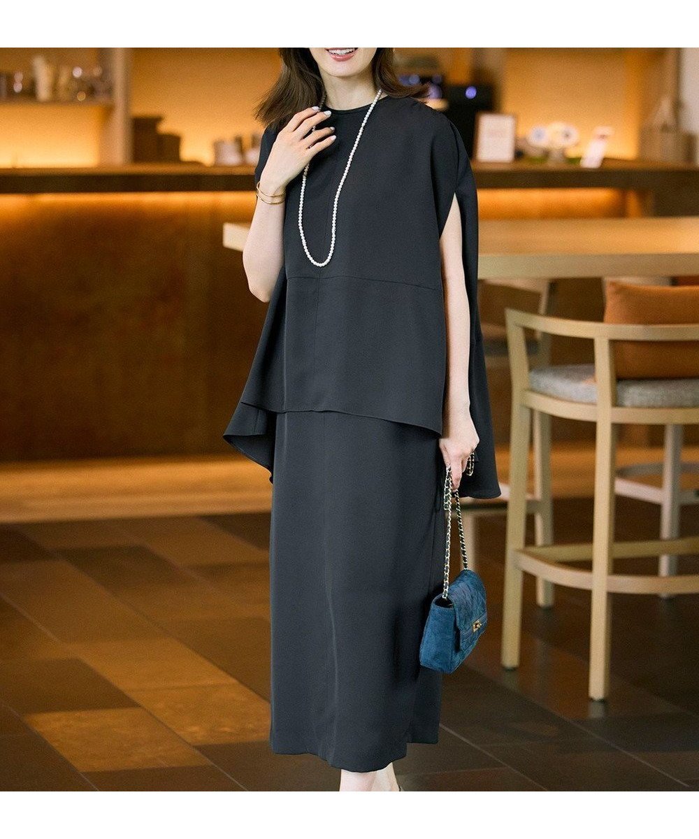 【23区/NIJYUSANKU】の【一部店舗限定/UVカット/洗える】ライトウェイトツイル ケープ付き ワンピース 人気、トレンドファッション・服の通販 founy(ファニー)  ファッション Fashion レディースファッション Fashion for Women ワンピース Dresses アンサンブル Ensemble Set エレガント 上品 Elegant 春 Spring 洗える Machine Washable シアー Sheer, See-Through スリット Slit, Slit Detail ドレープ Drape, Draping Fabric フォルム Silhouette, Form S/S・春夏 SS, Spring/Summer, Warm Season 夏 Summer 旅行 Travel 結婚式 Wedding 二次会 After Party 2025年 2025 2025春夏・S/S Spring/Summer 2025 SS25  other-1|ID: prp329100004579577 ipo3291000000034309986