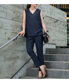 【23区/NIJYUSANKU】の【一部店舗限定/洗える】リネンライクジャカード セットアップ 人気、トレンドファッション・服の通販 founy(ファニー) ファッション Fashion レディースファッション Fashion for Women ワンピース Dresses 春 Spring 洗える Machine Washable ジャカード／ジャガード Jacquard, Woven Pattern セットアップ Set-Up, Coordinated Outfit センター Center, Center Line リネン Linen, Linen Fabric S/S・春夏 SS, Spring/Summer, Warm Season 夏 Summer エレガント 上品 Elegant 2025年 2025 2025春夏・S/S Spring/Summer 2025 SS25 thumbnail ネイビー系|ID: prp329100004579578 ipo3291000000033023071