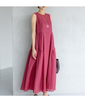 【23区/NIJYUSANKU】 【店舗限定/接触冷感】ウォッシャブルラミータンブラー ノースリーブ ワンピース人気、トレンドファッション・服の通販 founy(ファニー) ファッション Fashion レディースファッション WOMEN ワンピース Dress 春 Spring ギャザー Gather シアー Sheer タンブラー Tumbler ティアード Tiered ノースリーブ No Sleeve フィット Fit レギュラー Regular ローズ Rose S/S・春夏 Ss・Spring/Summer NEW・新作・新着・新入荷 New Arrivals 夏 Summer 2025年 2025 2025春夏・S/S Ss,Spring/Summer,2025 |ID:prp329100004579580