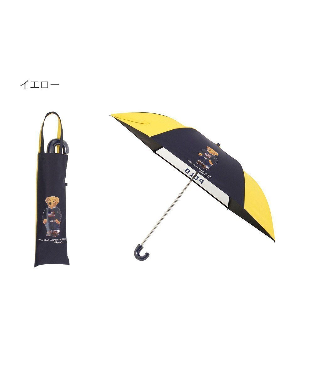 【ムーンバット/MOONBAT】の【キッズ】POLO RALPH LAUREN(ポロ ラルフローレン) ポロベア 晴雨兼用 折りたたみ傘 カラーコンビ ビニール窓 インテリア・キッズ・メンズ・レディースファッション・服の通販 founy(ファニー) 　ファッション　Fashion　レディースファッション　Ladies' Fashion Online　傘 / レイングッズ　Umbrellas/Rainwear　アイビー　Ivy　コンビ　Combination　傘　Umbrella　ニューヨーク　New York　プリント　Print　日傘　Parasol　おすすめ　Recommend　イエロー|ID: prp329100004579587 ipo3291000000032443040