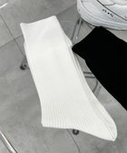 【ウィゴー/WEGO / MEN】のリブ無地ソックス(R) ホワイト|ID: prp329100004580380 ipo3291000000034243083