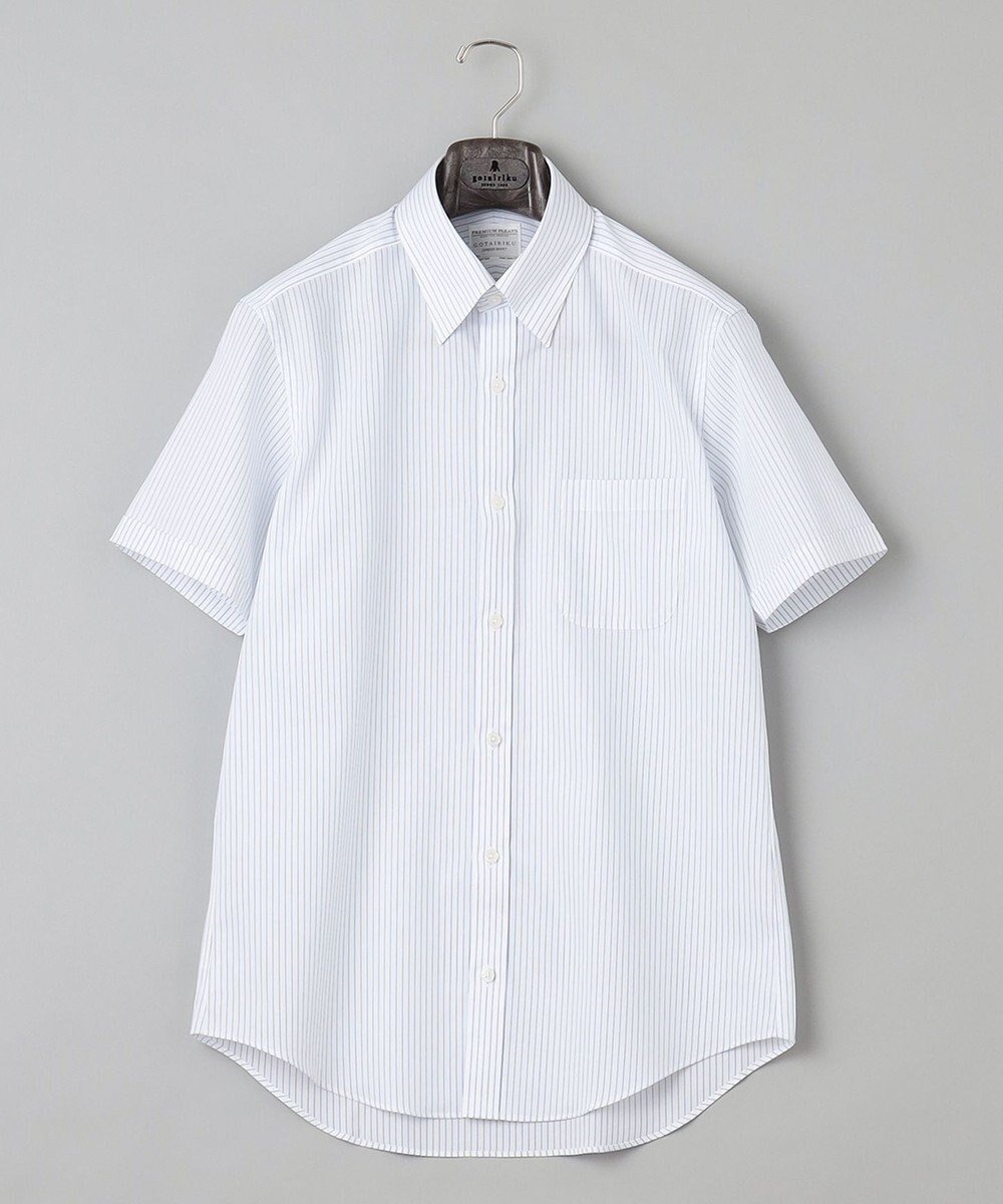 【五大陸/gotairiku / MEN】の春夏向け【形態安定】SUMMERPREMIUMPLEATS_スナップダウン 半袖ドレスシャツ インテリア・キッズ・メンズ・レディースファッション・服の通販 founy(ファニー) 　ファッション　Fashion　メンズファッション　Men's Style Online　トップス・カットソー　Tops/Tshirt/Men　シャツ　Shirts　春　Spring　ストレッチ　Stretch　スーピマ　Supima　ドレス　Dress　定番　Standard　半袖　Short Sleeve　レギュラー　Regular　S/S・春夏　Ss・Spring/Summer　再入荷　Restock/Back In Stock/Re Arrival　夏　Summer　ネイビー系1|ID: prp329100004580382 ipo3291000000032649604