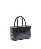 【アクセソワドゥマドモワゼルジャップ/A.D.M.J】の【牛革】クロコ型押し/ ミニトートバッグ 人気、トレンドファッション・服の通販 founy(ファニー) ファッション Fashion レディースファッション Fashion for Women バッグ Bags クロコ Crocodile, Croc Embossed バランス Balance, Style Balance ポケット Pocket, Pocket Detail ポーチ Pouch, Small Case マグネット Magnet, Magnetic Closure メタリック Metallic, Shiny Finish ラップ Wrap, Wrap Design thumbnail オニキス|ID: prp329100004580391 ipo3291000000033675802