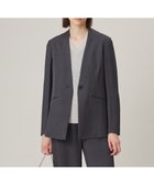 【アイシービー/iCB】のVi/Ly/Liツイル ノーカラージャケット チャコール系|ID: prp329100004580395 ipo3291000000032675354