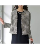 【ジェイ プレス/J.PRESS】のファニーツイード ノーカラー ジャケット 人気、トレンドファッション・服の通販 founy(ファニー) ファッション Fashion レディースファッション Ladies' Fashion Online アウター Coat Outerwear ジャケット Jackets ノーカラージャケット No Collar Leather Jackets おすすめ Recommend エレガント 上品 Elegant オケージョン Occasion クラシック Classic ジャケット Jacket セレモニー Ceremony ツイード Tweed デニム Denim トレンド Trend バランス Balance フリンジ Fringe ボトム Bottom メタル Metal モダン Modern A/W・秋冬 Aw・Autumn/Winter・Fw・Fall-Winter 軽量 Lightweight thumbnail ホワイト×ブラック系|ID: prp329100004580397 ipo3291000000032542417