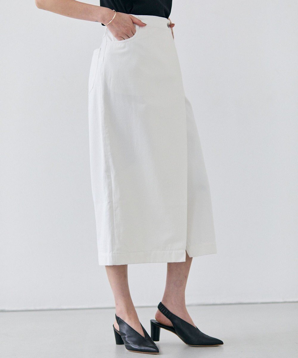 【ベイジ,/BEIGE,】の【洗える・VERY 6月号掲載】FICUS / デニムラップスカート 人気、トレンドファッション・服の通販 founy(ファニー) 　雑誌掲載アイテム　Magazine Items　ファッション雑誌　Fashion Magazines　ヴェリィ　VERY　ファッション　Fashion　レディースファッション　Ladies' Fashion Online　スカート　Skirt　デニムスカート　Denim Skirts　インディゴ　Indigo　ヴィンテージ　Vintage　洗える　Washable　クラシック　Classic　ジャケット　Jacket　雑誌　Magazine　ツイル　Twill　デニム　Denim　6月号　June Issue　ラップ　Wrap　A/W・秋冬　Aw・Autumn/Winter・Fw・Fall-Winter　S/S・春夏　Ss・Spring/Summer　夏　Summer　エレガント 上品　Elegant　 other-1|ID: prp329100004580400 ipo3291000000032675332