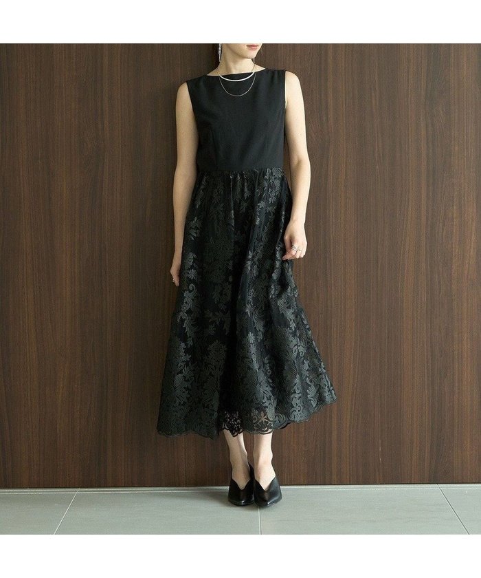 【イェッカ ヴェッカ/YECCA VECCA】のサテン刺繍レースドレス インテリア・キッズ・メンズ・レディースファッション・服の通販 founy(ファニー) https://founy.com/ ファッション Fashion レディースファッション Fashion for Women ワンピース Dresses フォーマル・パーティードレス・結婚式用ドレス Elegant & Casual Dresses アクセサリー Fashion Accessories サテン Satin, Glossy Fabric シンプル Simple, Minimal ドレス Dress, One-Piece パーティ Party, Party Style フェミニン Feminine, Girly ポケット Pocket, Pocket Detail レース Lace, Lace Fabric A/W・秋冬 Autumn/Winter |ID: prp329100004580417 ipo3291000000033672718