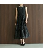 【イェッカ ヴェッカ/YECCA VECCA】のサテン刺繍レースドレス Black|ID: prp329100004580417 ipo3291000000033672721