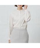 【ジェイ プレス/J.PRESS】の【洗える】BEZ VEGA バンドカラー ブラウス ホワイト×ピンク系|ID: prp329100004580421 ipo3291000000034745560