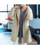 【ティアクラッセ/Tiaclasse】のファイバーダウン×ダンボール異素材ロングコート ベージュ|ID: prp329100004580440 ipo3291000000033429884