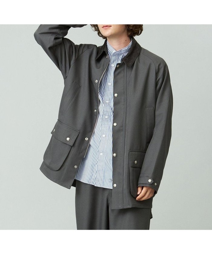 【ジェイプレスヨークストリート/J.PRESS YORK STREET】の【UNISEX】UNIVERSAL OVERALL×YORK STREET カバーオールジャケット インテリア・キッズ・メンズ・レディースファッション・服の通販 founy(ファニー) https://founy.com/ ファッション Fashion レディースファッション Ladies' Fashion Online アウター Coat Outerwear ジャケット Jackets ブルゾン Blouson/Jackets オイル Oil コーティング Coating ジャケット Jacket ブルゾン Blouson ユニセックス Unisex A/W・秋冬 Aw・Autumn/Winter・Fw・Fall-Winter エレガント 上品 Elegant |ID: prp329100004580448 ipo3291000000032646354