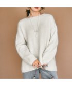 【23区/NIJYUSANKU】のブラッシュドアルパカ ニット ホワイト系|ID: prp329100004580450 ipo3291000000032587795