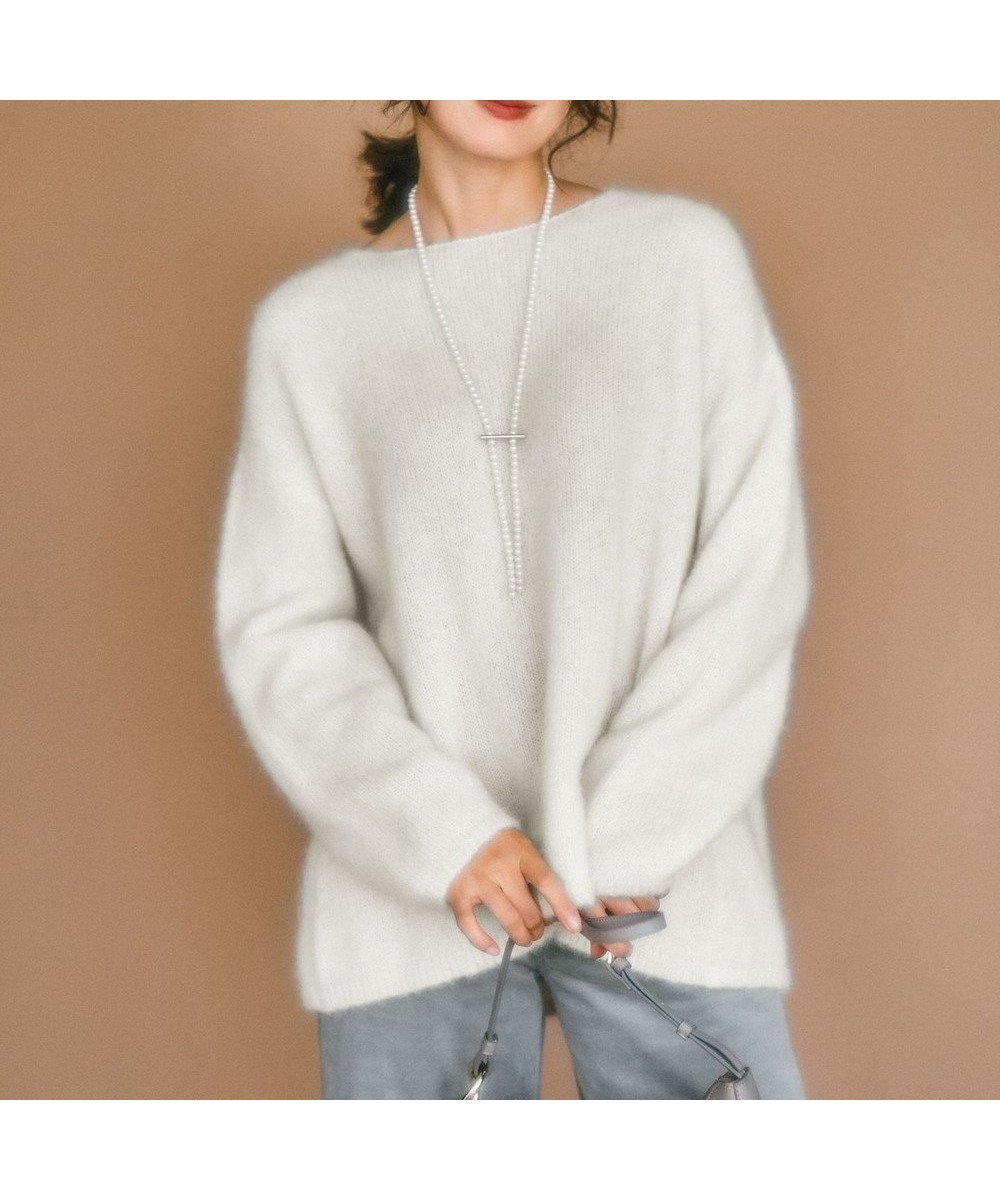 【23区/NIJYUSANKU】のブラッシュドアルパカ ニット インテリア・キッズ・メンズ・レディースファッション・服の通販 founy(ファニー) 　ファッション　Fashion　レディースファッション　Fashion for Women　トップス・カットソー　Cut & Sew Tops　ニット　Knit Tops & Sweaters　2024年　2024　2024-2025秋冬・A/W　Autumn/Winter 2024–25 AW24–25　冬　Winter / This Winter　カーディガン　Cardigan, Knitwear　シンプル　Simple, Minimal　セーター　Sweater, Knitwear　トレンド　Trend, Trending Now　ベーシック　Basic, Essential　A/W・秋冬　Autumn/Winter　ホワイト系|ID: prp329100004580450 ipo3291000000032587795