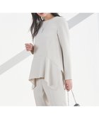 【アイシービー/iCB】の【洗える】ライトダブルクロス ペプラムブラウス トープ系|ID: prp329100004580459 ipo3291000000032676906