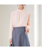 【23区/NIJYUSANKU】の【洗える】バックサテンアムンゼン フリルカラー ブラウス ピンク系|ID: prp329100004580476 ipo3291000000033032003