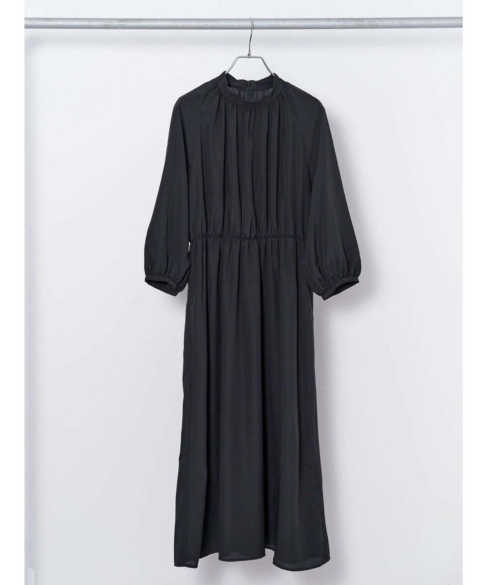 【グリーンパークス/Green Parks】のef-de モックネックワンピース インテリア・キッズ・メンズ・レディースファッション・服の通販 founy(ファニー) 　ファッション　Fashion　レディースファッション　Fashion for Women　ワンピース　Dresses　エレガント 上品　Elegant　カーディガン　Cardigan, Knitwear　クラシック　Classic, Timeless Style　コレクション　Collection, Seasonal Line　ジャケット　Jacket, Outerwear　フォーマル　Formal, Dressy　ペチコート　Petticoat, Underskirt　モックネック　Mock Neck, Short Turtleneck　夏　Summer　春　Spring　S/S・春夏　SS, Spring/Summer, Warm Season　Black|ID: prp329100004580633 ipo3291000000032455059