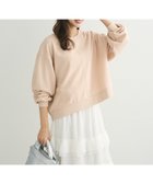 【グリーンパークス/Green Parks】のショート丈ラメ裏毛ボートネックプルオーバー Orange|ID: prp329100004580825 ipo3291000000032617072