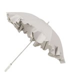 【ムーンバット/MOONBAT】の【雑誌掲載 美人百花6月号】ランバン オン ブルー 晴雨兼用日傘 長傘 フレアフリル&チャーム 遮光 遮熱 UV キャメル|ID: prp329100004580854 ipo3291000000034629635