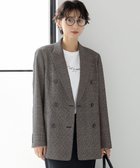 【23区/NIJYUSANKU】の【~6/29まで受注生産】カスタマイズ ブレザー ジャケット(グレンチェック) 人気、トレンドファッション・服の通販 founy(ファニー) ファッション Fashion レディースファッション Ladies' Fashion Online アウター Coat Outerwear ジャケット Jackets テーラードジャケット Tailored Jackets クラシカル Classical ジャケット Jacket ストレッチ Stretch ダブル Double チェック Check チェーン Chain 定番 Standard パイピング Piping パターン Pattern フロント Front ポケット Pocket メタル Metal 無地 Plain Color A/W・秋冬 Aw・Autumn/Winter・Fw・Fall-Winter 冬 Winter エレガント 上品 Elegant 2025年 2025 2025-2026秋冬・A/W Aw/Autumn/Winter/Fw/Fall/2025-2026 thumbnail グレーグレンチェック×染め釦|ID: prp329100004580922 ipo3291000000032457534