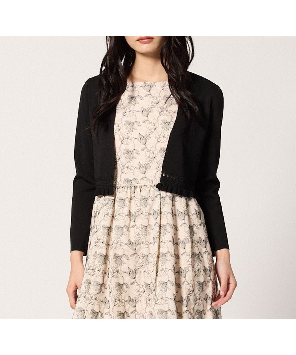 【トッカ/TOCCA】の【洗える・UVカット・接触冷感】FRILL BOLERO ボレロ インテリア・キッズ・メンズ・レディースファッション・服の通販 founy(ファニー) 　ファッション　Fashion　レディースファッション　Fashion for Women　アウター　Coat / Outerwear Collection　ボレロ・ショート丈ジャケット / ドレス羽織りに　Boleros & Short Jackets　フリル　Frill, Ruffle　ボレロ　Bolero, Short Cardigan　夏　Summer　S/S・春夏　SS, Spring/Summer, Warm Season　洗える　Machine Washable　A/W・秋冬　Autumn/Winter　ブラック系|ID: prp329100004580936 ipo3291000000032457719
