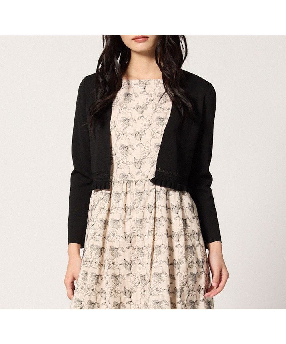 【トッカ/TOCCA】の【洗える・UVカット・接触冷感】FRILL BOLERO ボレロ インテリア・キッズ・メンズ・レディースファッション・服の通販 founy(ファニー) 　ファッション　Fashion　レディースファッション　Fashion for Women　アウター　Coat / Outerwear Collection　ボレロ・ショート丈ジャケット / ドレス羽織りに　Boleros & Short Jackets　フリル　Frill, Ruffle　ボレロ　Bolero, Short Cardigan　夏　Summer　S/S・春夏　SS, Spring/Summer, Warm Season　洗える　Machine Washable　A/W・秋冬　Autumn/Winter　ブラック系|ID: prp329100004580936 ipo3291000000033522706