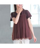 【フェルゥ/Feroux】の【汗ジミが目立たない・洗える】バルーンチュール Tシャツ ダークブラウン系|ID: prp329100004580960 ipo3291000000034199471