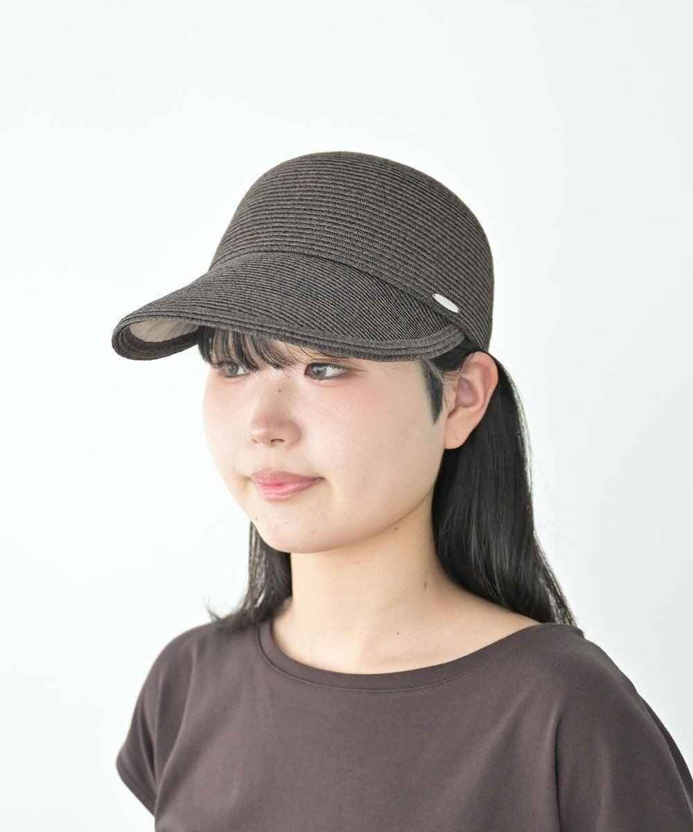 【アトレナ/ATRENA】の【日本製/一級遮光】ブレードツバ広CAP インテリア・キッズ・メンズ・レディースファッション・服の通販 founy(ファニー) 　ファッション　Fashion　レディースファッション　Ladies' Fashion Online　帽子　Hats　キャップ　Cap　帽子　Hat　日本製　Made In Japan　夏　Summer　ブラウン|ID: prp329100004580970 ipo3291000000032673449