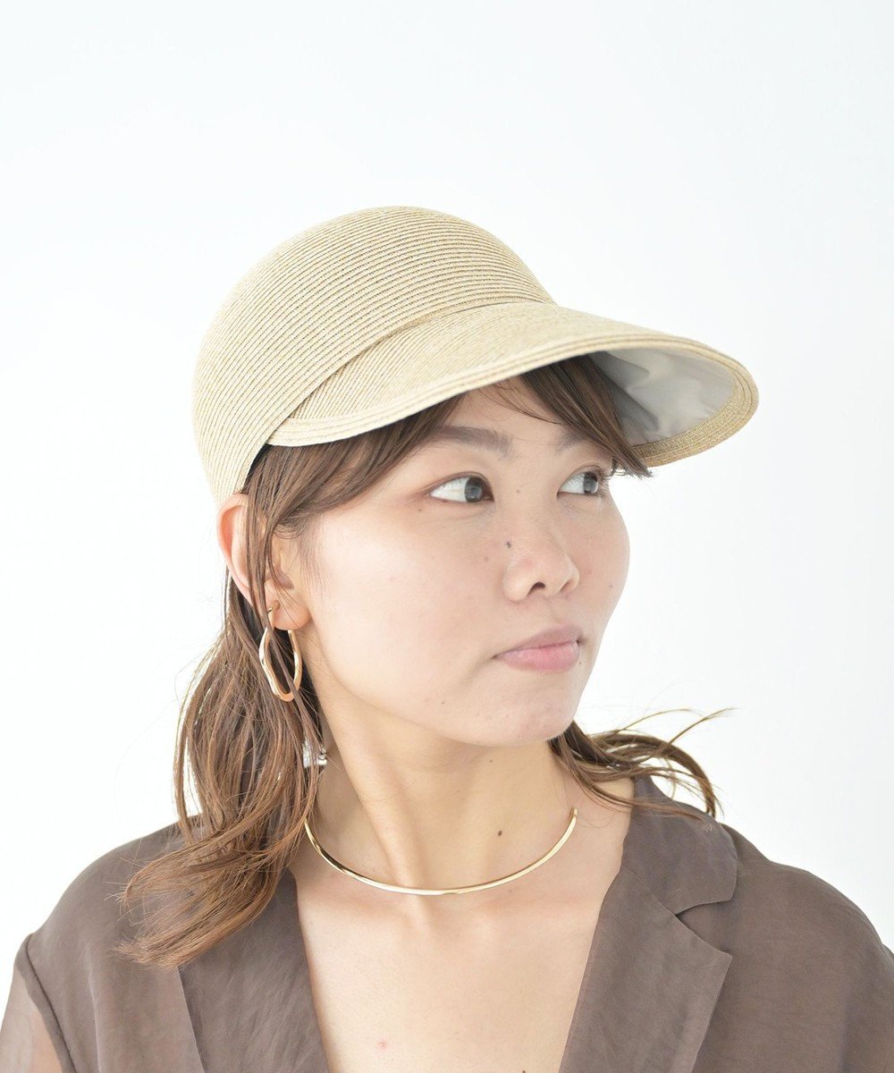 【アトレナ/ATRENA】の【日本製/一級遮光】ブレードツバ広CAP インテリア・キッズ・メンズ・レディースファッション・服の通販 founy(ファニー) 　ファッション　Fashion　レディースファッション　Ladies' Fashion Online　帽子　Hats　キャップ　Cap　帽子　Hat　日本製　Made In Japan　夏　Summer　ベージュ|ID: prp329100004580970 ipo3291000000032673450