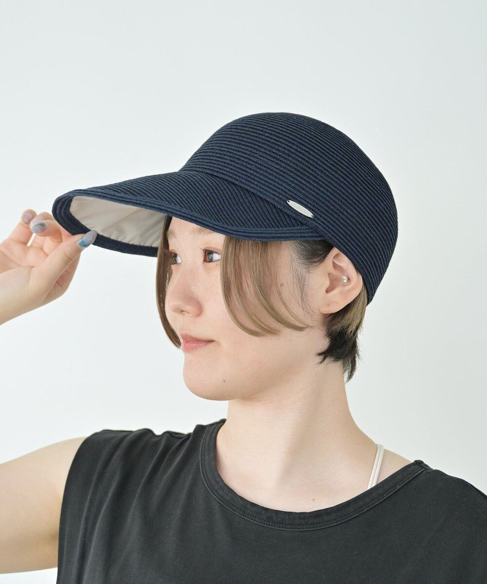 【アトレナ/ATRENA】の【日本製】ブレードツバ広CAP インテリア・キッズ・メンズ・レディースファッション・服の通販 founy(ファニー) 　ファッション　Fashion　レディースファッション　Fashion for Women　キャップ&ハット　Hats & Caps　キャップ　Cap, Baseball Cap　帽子　Hat, Headwear　日本製　Made In Japan　夏　Summer　ネイビー|ID: prp329100004580970 ipo3291000000034199710