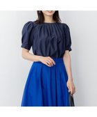 【組曲/KUMIKYOKU】のソフトローンパフスリーブ ブラウス 人気、トレンドファッション・服の通販 founy(ファニー) ファッション Fashion レディースファッション Fashion for Women トップス・カットソー Cut & Sew Tops シャツ・ブラウス・オフィスカジュアル Elegant Blouses & Button-Ups 春 Spring キュプラ Cupro, Eco Fabric ギャザー Gathered, Ruffled スリーブ Sleeve, Long Sleeve / Short Sleeve フェミニン Feminine, Girly S/S・春夏 SS, Spring/Summer, Warm Season 夏 Summer thumbnail ネイビー系|ID: prp329100004580975 ipo3291000000033567378