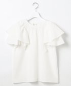 【フェルゥ/Feroux】の【洗える】袖フリルブラウス ホワイト系|ID: prp329100004580984 ipo3291000000034199564