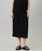 【アイシービー/iCB】の【洗える】カットジャガード ニットスカート ブラック系|ID: prp329100004581003 ipo3291000000034199619