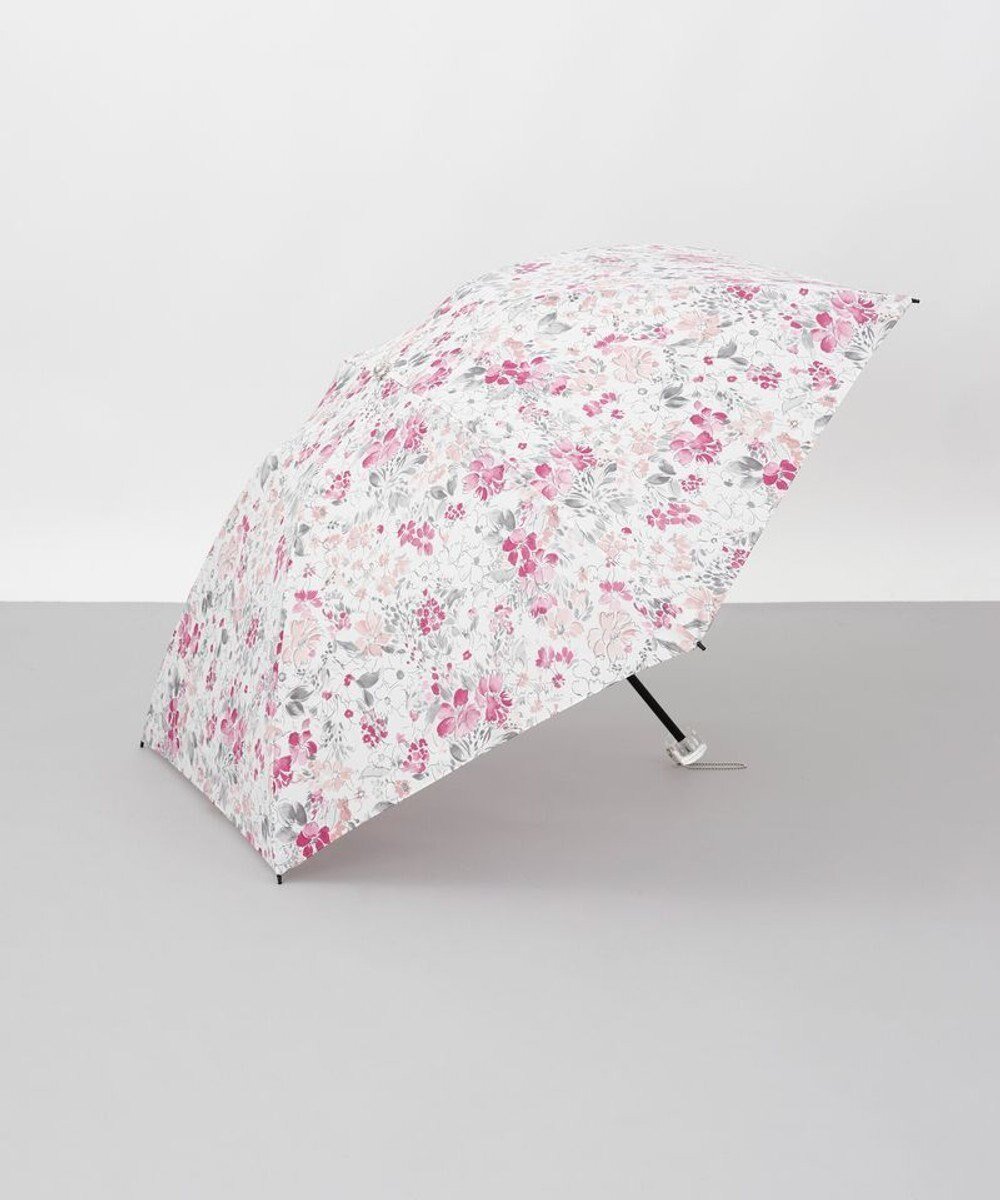 【アウロラ/AURORA】の【 JILL STUART(ジル スチュアート)】ヴィンテージフラワープリント雨傘(折りたたみ傘) インテリア・キッズ・メンズ・レディースファッション・服の通販 founy(ファニー) 　ファッション　Fashion　レディースファッション　Ladies' Fashion Online　傘 / レイングッズ　Umbrellas/Rainwear　クリスタル　Crystal　クール　Cool　プリント　Print　ミックス　Mix　傘　Umbrella　ピンク|ID: prp329100004581011 ipo3291000000032458118