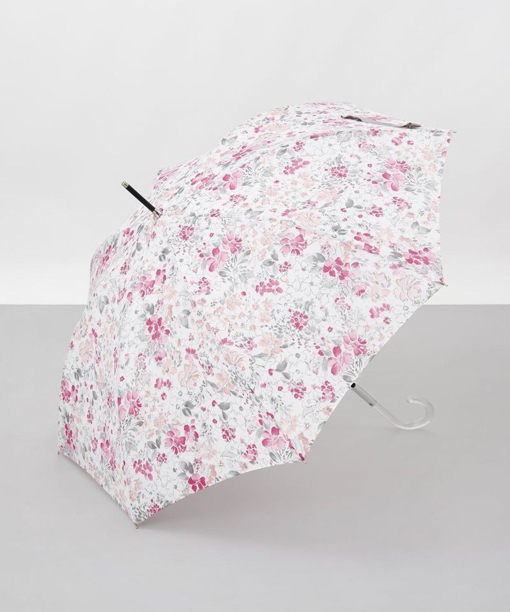 【アウロラ/AURORA】の【 JILL STUART(ジル スチュアート)】ヴィンテージフラワープリント雨傘(長傘) インテリア・キッズ・メンズ・レディースファッション・服の通販 founy(ファニー) 　ファッション　Fashion　レディースファッション　Ladies' Fashion Online　傘 / レイングッズ　Umbrellas/Rainwear　クリスタル　Crystal　クール　Cool　プリント　Print　ミックス　Mix　傘　Umbrella　ピンク|ID: prp329100004581013 ipo3291000000032458146