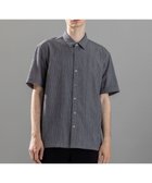 【ジョゼフ オム/JOSEPH HOMME / MEN】の新素材【洗える/速乾性/通気性/ストレッチ】トリコサッカーストレッチ レギュラーカラー半袖シャツ グレー系|ID: prp329100004581798 ipo3291000000032465397