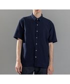 【ジョゼフ オム/JOSEPH HOMME / MEN】の新素材【洗える/速乾性/通気性/ストレッチ】トリコサッカーストレッチ レギュラーカラー半袖シャツ ネイビー系|ID: prp329100004581798 ipo3291000000032465399