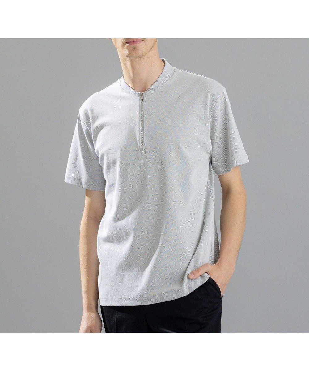 【ジョゼフ オム/JOSEPH HOMME / MEN】のスビンギザカノコ ハーフジップ インテリア・キッズ・メンズ・レディースファッション・服の通販 founy(ファニー) 　ファッション　Fashion　メンズファッション　Men's Style Online　トップス・カットソー　Tops/Tshirt/Men　シャツ　Shirts　インド　India　インナー　Inner　カットソー　Cut And Sew　ジャケット　Jacket　ビジネス 仕事 通勤　Business　レギュラー　Regular　半袖　Short Sleeve　夏　Summer　春　Spring　S/S・春夏　Ss・Spring/Summer　ライトグレー系|ID: prp329100004581809 ipo3291000000032536979