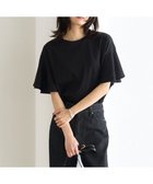 【アンフィーロ 自由区/UNFILO】の【UVカット/接触冷感】フレアスリーブ Tシャツ ブラック|ID: prp329100004581834 ipo3291000000032465780
