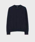 【ポール スミス/Paul Smith】の【洗える】ストライプ カフス ニット ネイビー|ID: prp329100004581843 ipo3291000000033076774
