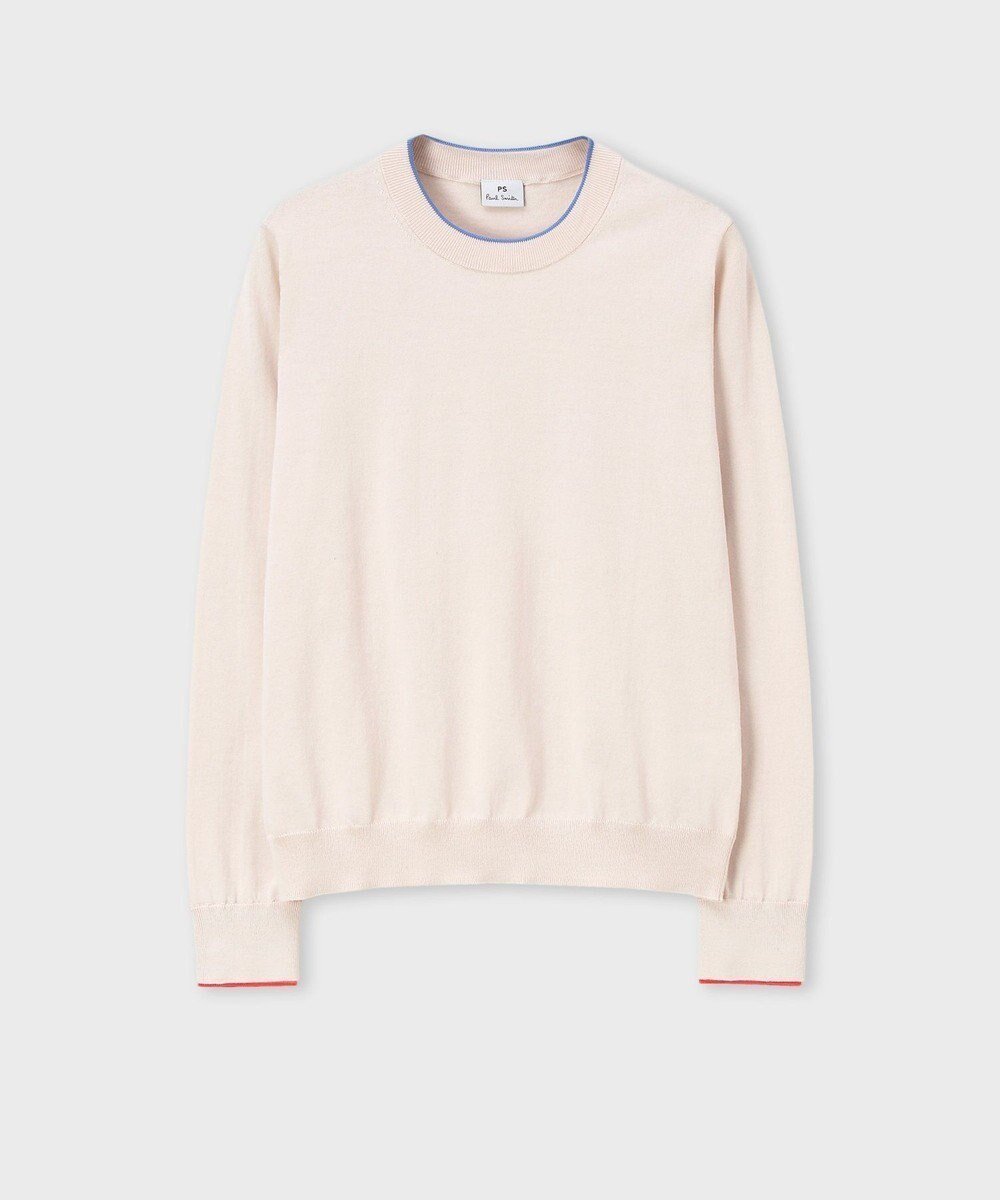 【ポール スミス/Paul Smith】の【洗える】ストライプ カフス ニット インテリア・キッズ・メンズ・レディースファッション・服の通販 founy(ファニー) 　ファッション　Fashion　レディースファッション　Fashion for Women　トップス・カットソー　Cut & Sew Tops　ニット　Knit Tops & Sweaters　おすすめ　Recommended / Our Picks　カフス　Cuff Design　シンプル　Simple, Minimal　ストライプ　Stripe, Striped Pattern　セーター　Sweater, Knitwear　パイピング　Piping, Trim Design　ベーシック　Basic, Essential　夏　Summer　S/S・春夏　SS, Spring/Summer, Warm Season　洗える　Machine Washable　A/W・秋冬　Autumn/Winter　エクリュ|ID: prp329100004581843 ipo3291000000033076775