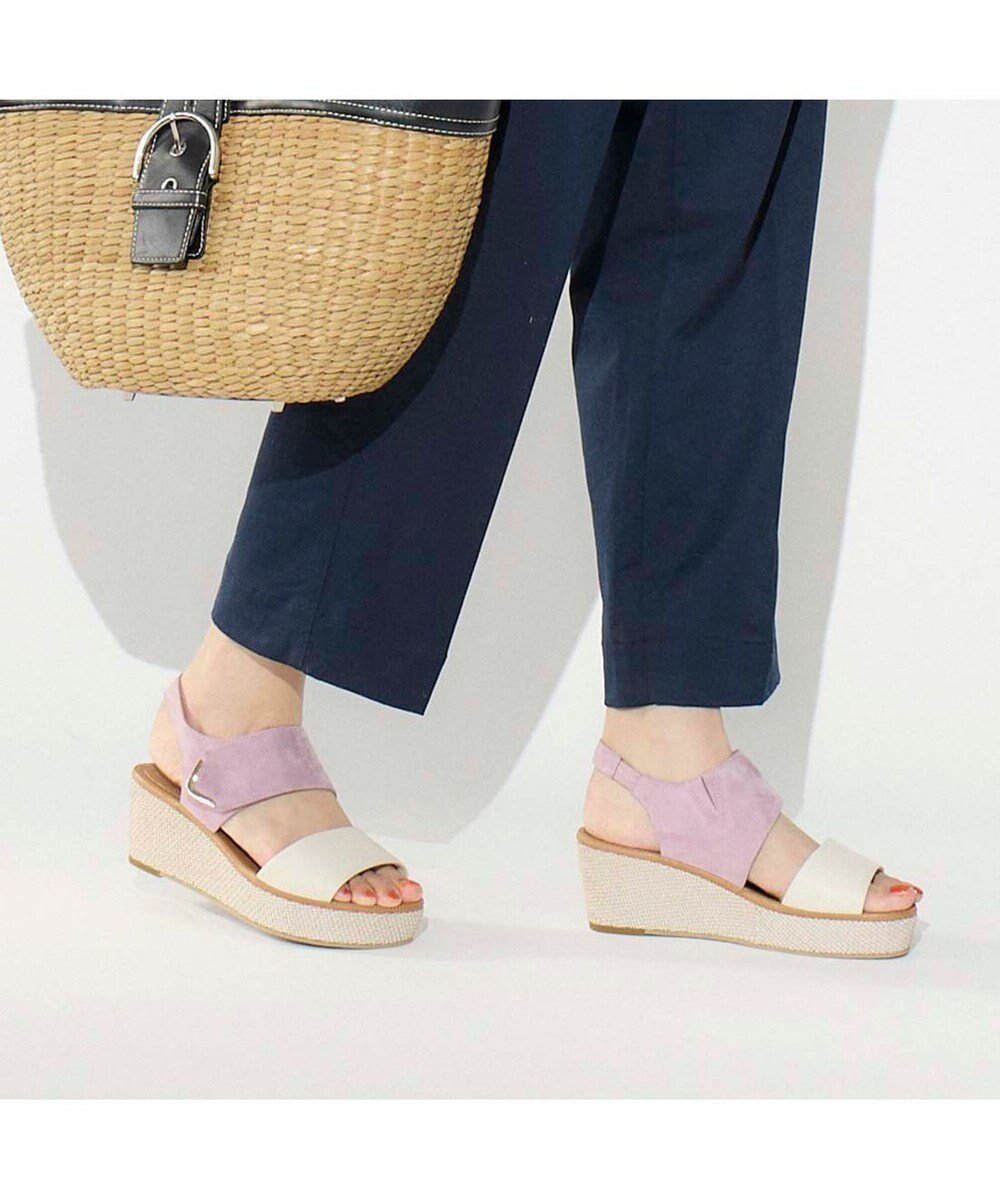 【イング/ing】のing ワンポイントウエッジソールサンダル 人気、トレンドファッション・服の通販 founy(ファニー) 　ファッション　Fashion　レディースファッション　Ladies' Fashion Online　春　Spring　コンビ　Combination　サンダル　Sandals　シューズ　Shoes　トレンド　Trend　バランス　Balance　プリント　Print　ベーシック　Basic　リゾート　Resort　S/S・春夏　Ss・Spring/Summer　おすすめ　Recommend　夏　Summer　 other-1|ID: prp329100004581851 ipo3291000000032466059