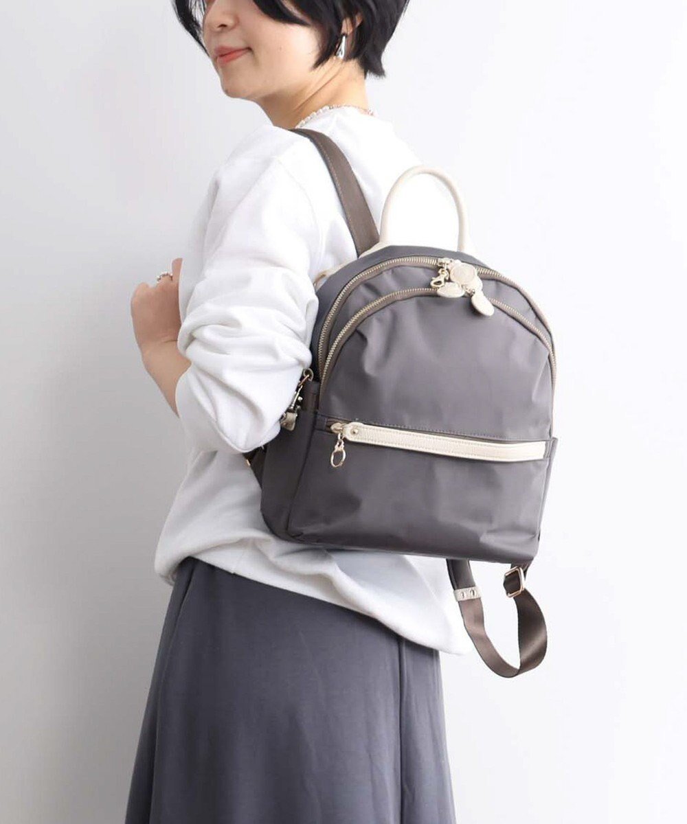 【エースバッグズアンドラゲッジ/ACE BAGS & LUGGAGE】のKanana project PJ-17 リュックサック 10L 11942 カナナ プロジェクト インテリア・キッズ・メンズ・レディースファッション・服の通販 founy(ファニー) 　ファッション　Fashion　レディースファッション　Fashion for Women　バッグ　Bags　クッション　Cushion, Throw Pillow　シンプル　Simple, Minimal　チャーム　Charm, Pendant　定番　Standard, Basic Item　フェミニン　Feminine, Girly　フロント　Front, Front Design　ベーシック　Basic, Essential　ポケット　Pocket, Pocket Detail　ポーチ　Pouch, Small Case　メタル　Metal, Metal Parts　メッシュ　Mesh, Net Fabric　リュック　Backpack, Rucksack　グレージュ|ID: prp329100004581853 ipo3291000000036293404