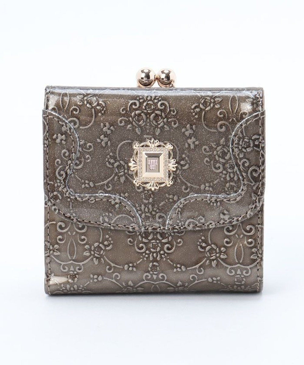 【アナスイ/ANNA SUI】のルーミー 口金二つ折り財布 人気、トレンドファッション・服の通販 founy(ファニー) 　ファッション　Fashion　レディースファッション　Ladies' Fashion Online　財布　Wallets　エナメル　Enamel　ストーン　Stone　ブローチ　Brooch　定番　Standard　財布　Wallet　 other-1|ID: prp329100004581855 ipo3291000000032663216