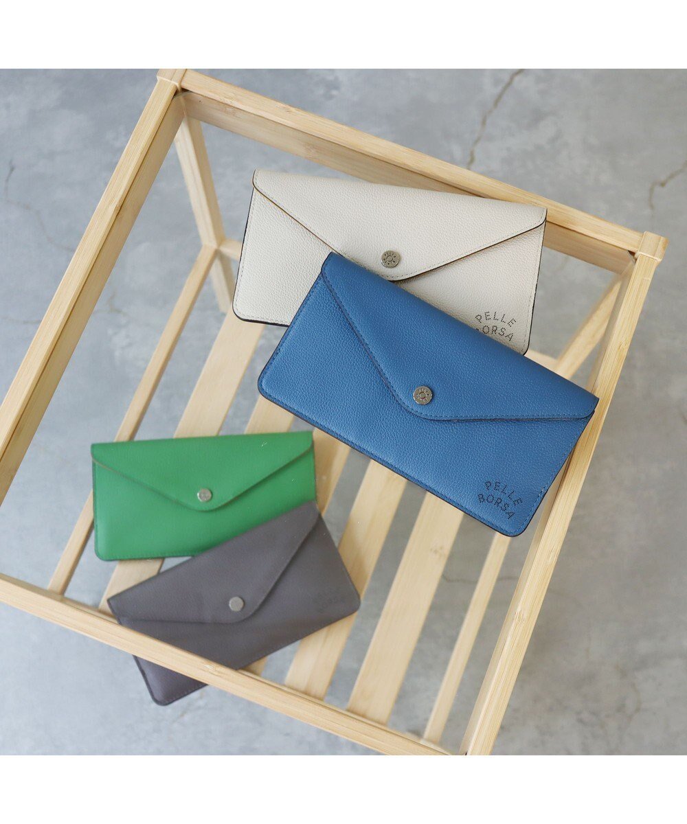 【ペレボルサ/PELLE BORSA】の薄型財布 Very Goods ベリーグッズ 7201 インテリア・キッズ・メンズ・レディースファッション・服の通販 founy(ファニー) 　ファッション　Fashion　レディースファッション　Fashion for Women　ミニ財布・二つ折り財布　Wallets & Card Cases　コンパクト　Compact, Small Size　スタイリッシュ　Stylish, Fashionable　スマート　Smart, Elegant　財布　Wallet, Purse　トレンド　Trend, Trending Now　定番　Standard, Basic Item　フラップ　Flap, Flap Pocket　ポケット　Pocket, Pocket Detail　おすすめ　Recommended / Our Picks　ギフト プレゼント　Gift / Present　ブルー|ID: prp329100004581859 ipo3291000000032466173