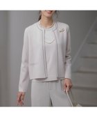 【ジェイ プレス/J.PRESS】の【洗える】DÉCOR ニット ジャケット ライトベージュ系|ID: prp329100004581864 ipo3291000000033574933